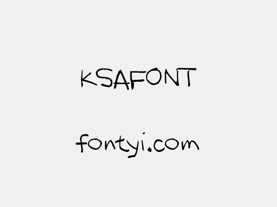 KSAFONT