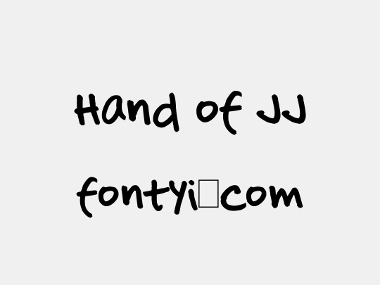 Hand of JJ