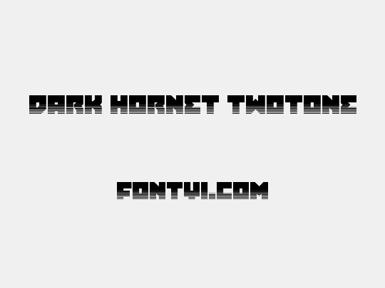 Dark Hornet Twotone
