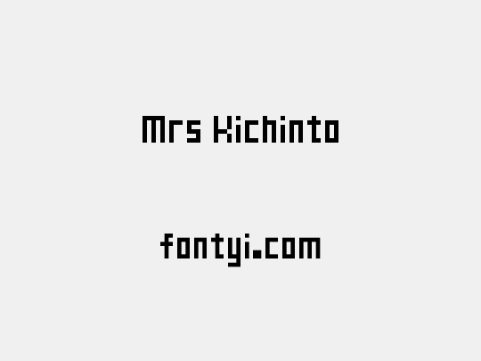 Mrs Kichinto