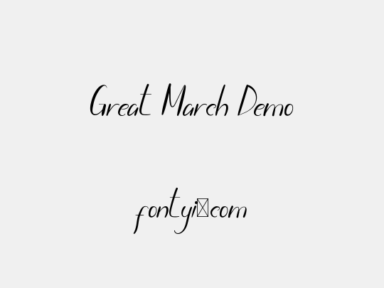 Great March Demo