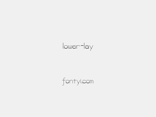 lower-lay