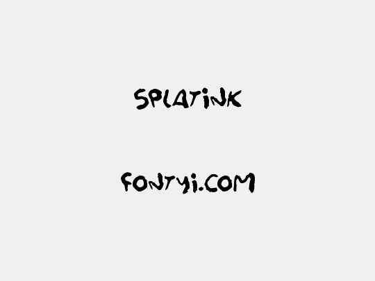 Splatink