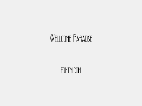 Wellcome Paradise
