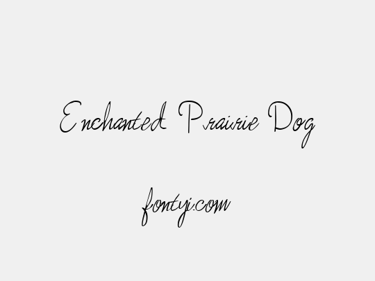 Enchanted Prairie Dog