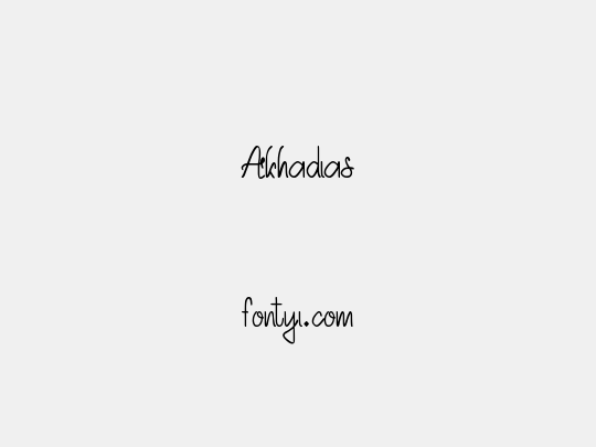 Akhadias