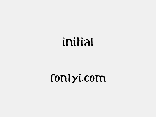 Initial
