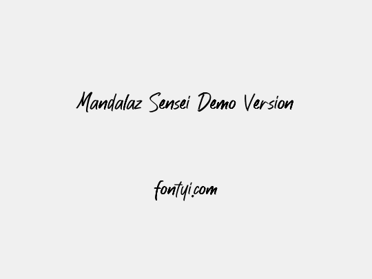 Mandalaz Sensei Demo Version