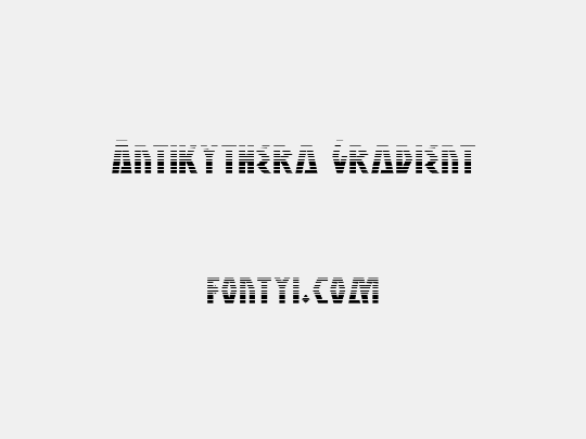 Antikythera Gradient