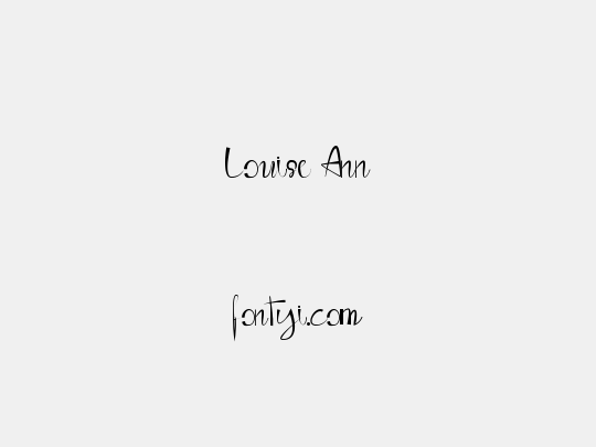 Louise Ann