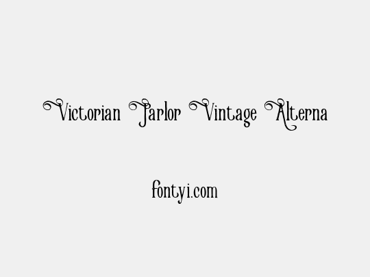 Victorian Parlor Vintage Alternate