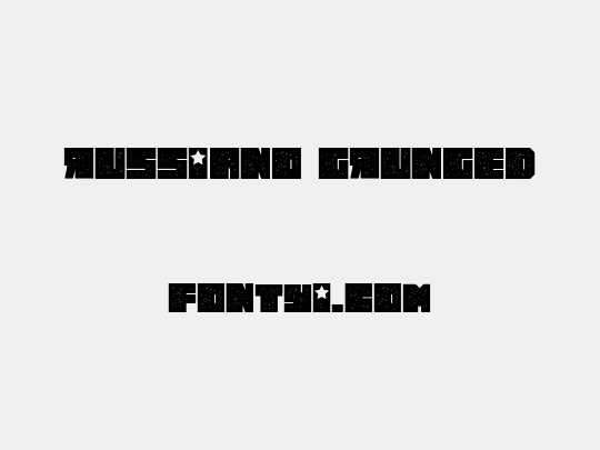 Russiano Grunged