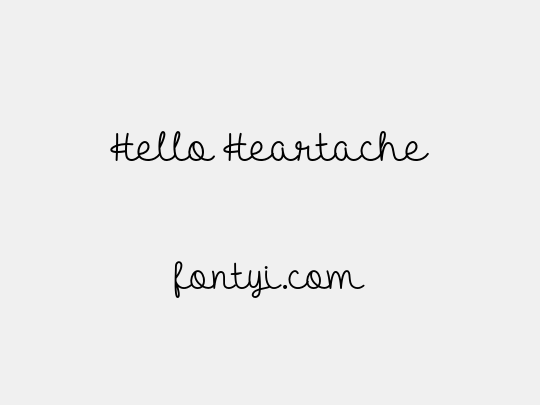 Hello Heartache