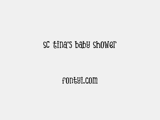 SC Tina's Baby Shower