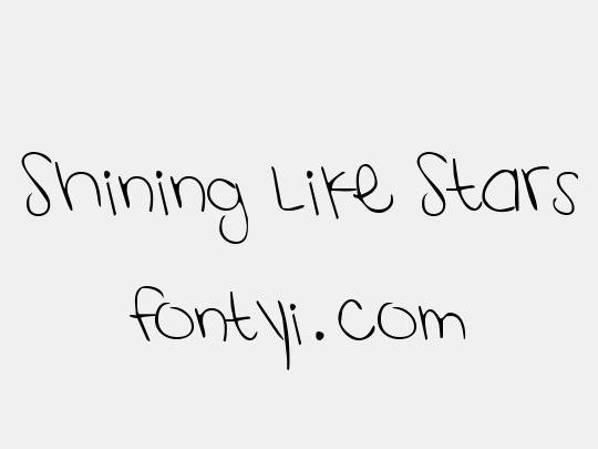 Shining Like Stars