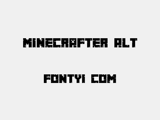 Minecrafter Alt