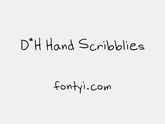 D*H Hand Scribblies