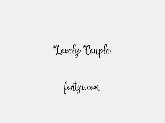 Lovely Couple