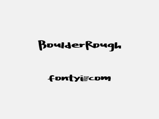 BoulderRough