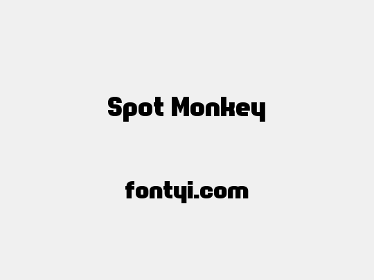 Spot Monkey