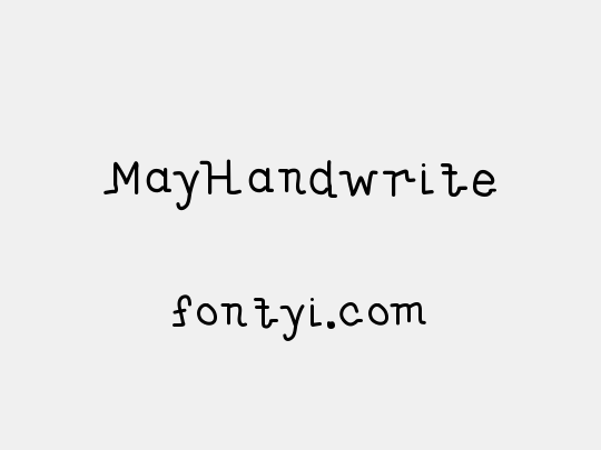 MayHandwrite