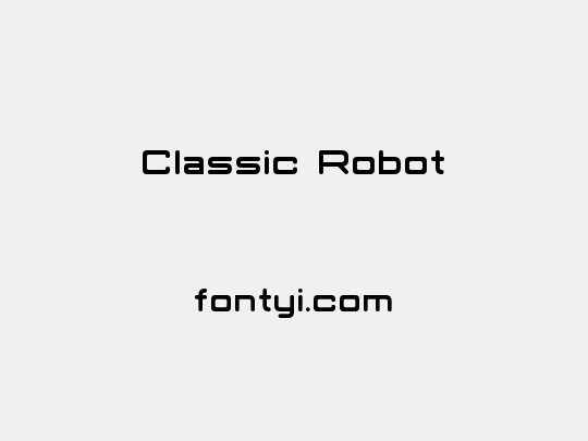 Classic Robot