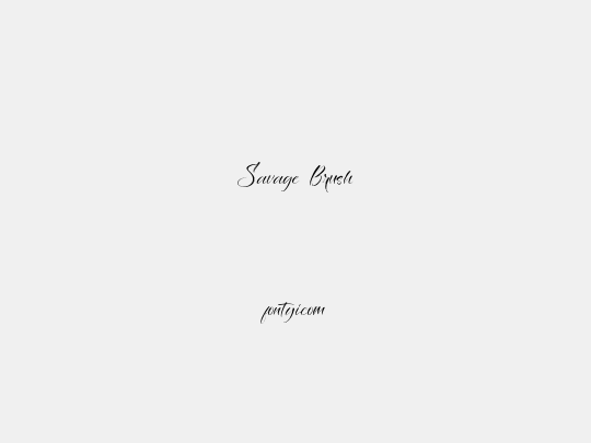 Savage Brush