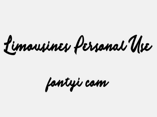Limousines Personal Use