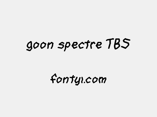 goon spectre TBS