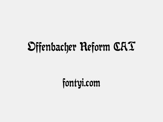 Offenbacher Reform CAT