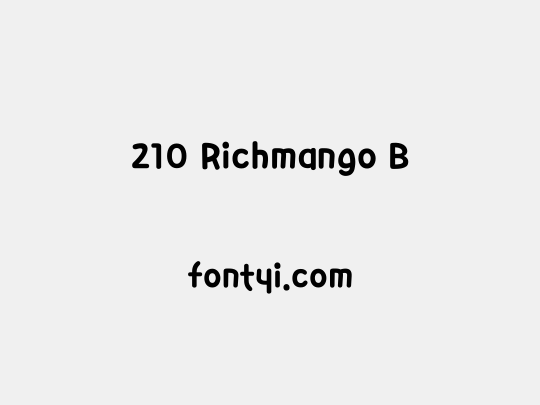 210 Richmango B