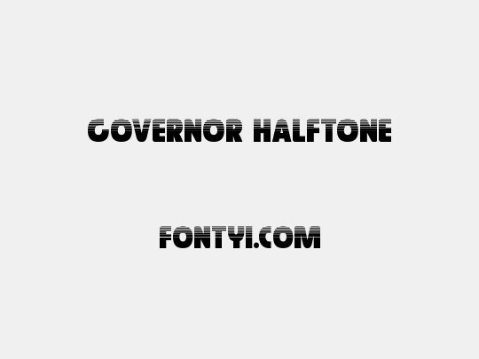 Governor Halftone