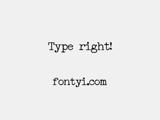 Type right!