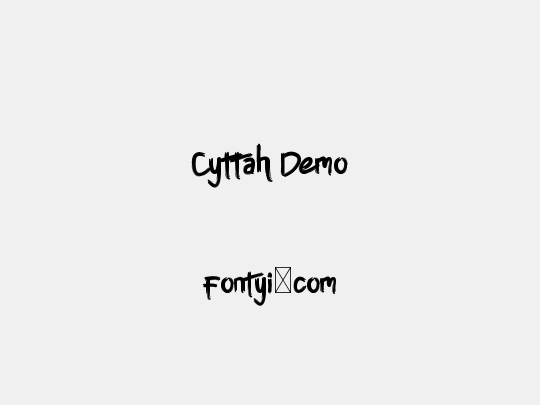 Cyttah Demo