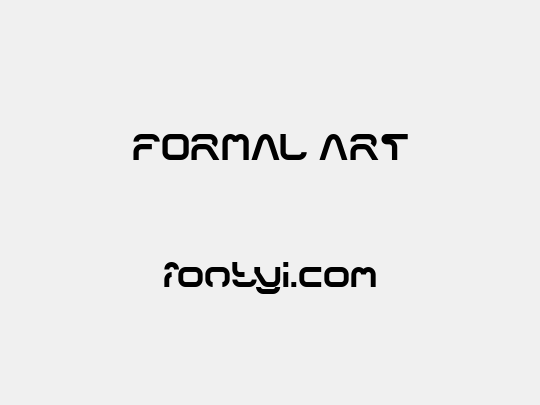 FORMAL ART