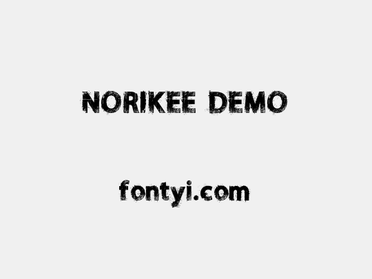 NORIKEE DEMO