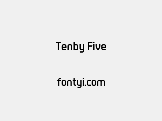 Tenby Five