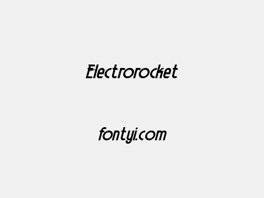 Electrorocket