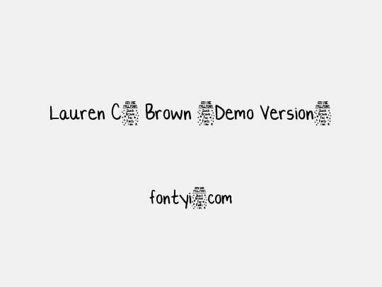 Lauren C. Brown (Demo Version)