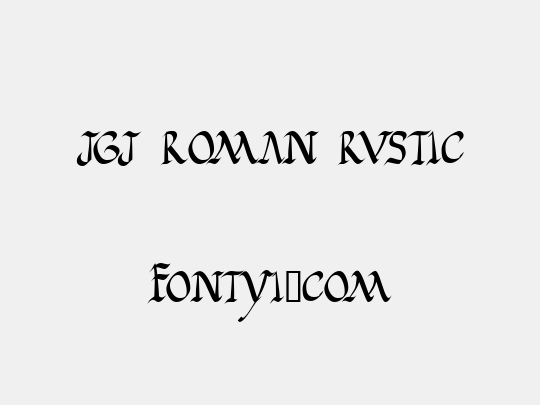JGJ Roman Rustic