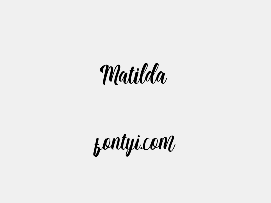 Matilda 