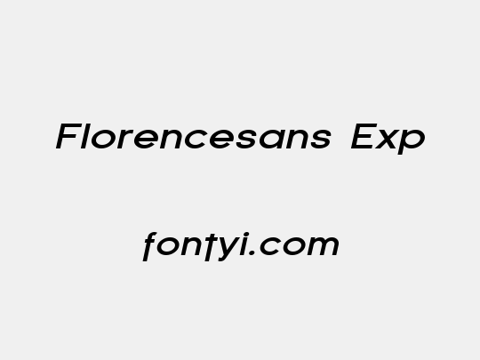 Florencesans Exp