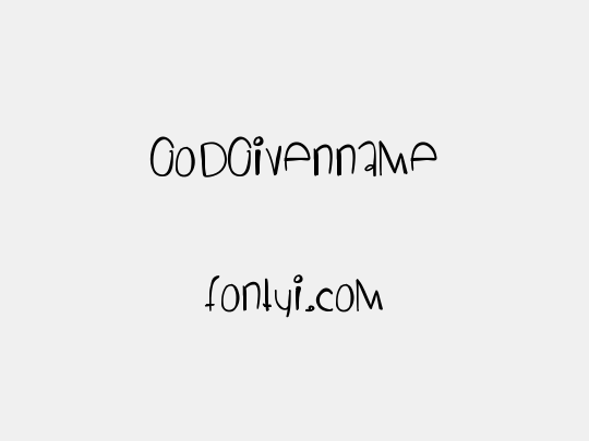 GodGivenName