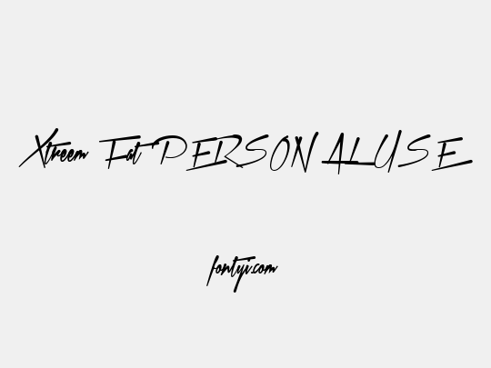 Xtreem Fat PERSONAL USE