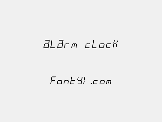 alarm clock