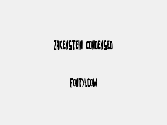 Zakenstein Condensed
