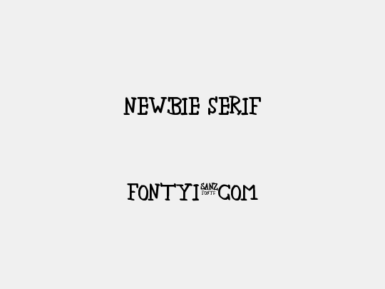 newbie serif