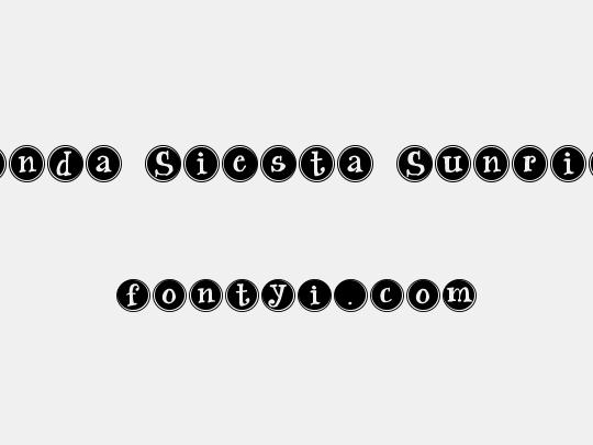 Janda Siesta Sunrise