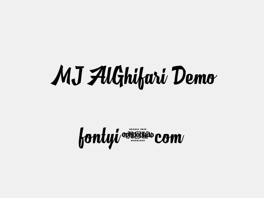  MJ AlGhifari Demo