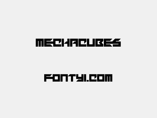 Mechacubes